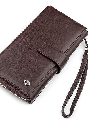 Гаманець жіночий st leather 18457 (sт228) з натуральної шкіри коричневий