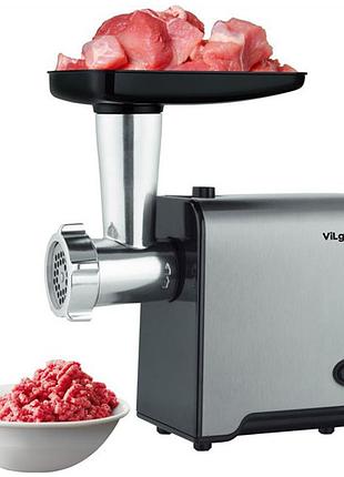 Мясорубка электрическая с нержавейки vilgrand v1212mg стальная 1200 вт shop