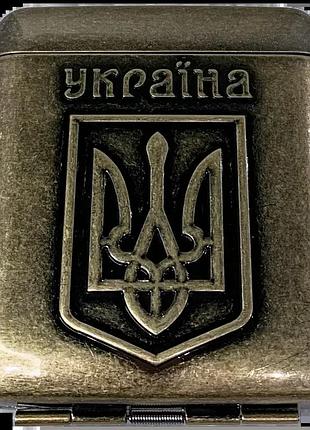 Металлическая коробка на 20шт, портативный кейс для хранения украина, мужской футляр