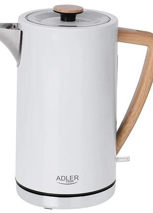 Електрочайник adler ad 1347 1.7л white nm-16