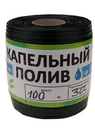 Капельная лента poliv green flower эмитер 6 mil 16мм 200м 10см 1.4л/ч
