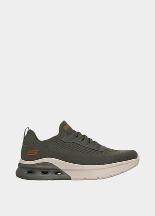 Оригинальные мужские кроссовки skechers / мужские кроссовки скечерс оливкового цвета