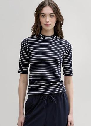 Жіноча футболка у смужку tom tailor denim women's t-shirt