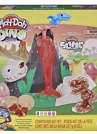 Play-doh slime острів динозаврів з ефектом лави