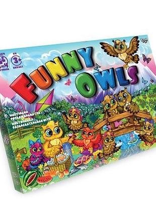 Настольная игра "funny owls" dtg98 | maxisvit