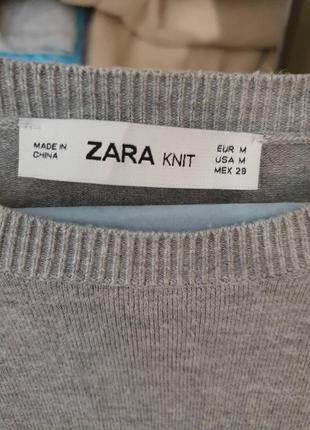 Свитер кофточка zara с жемчугом2 фото