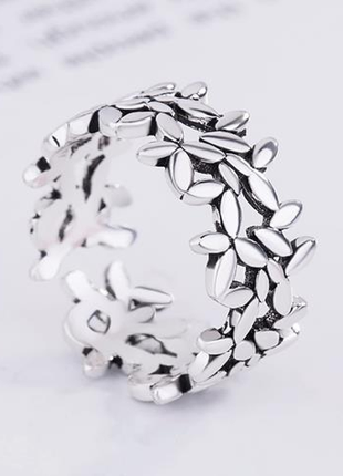 Кільце  ,,срібні листя,,стерлингове срібло 925 проби