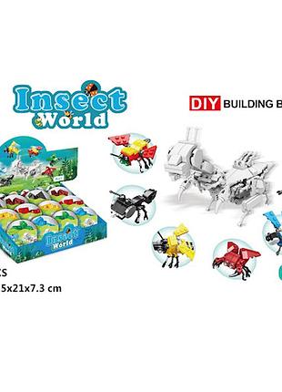 Конструктор в яйці insect world k41a, набір для збірки комах, 29-31 деталь