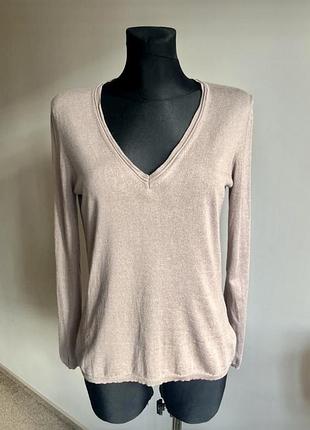 Шовк 85% silk, кашемір 15% легкий пуловер джемпер кофта светр redoute creation