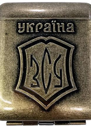 Металлическая коробка на 20шт, портативный кейс для хранения украина герб, мужской футляр