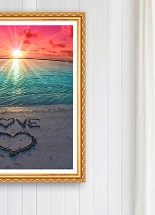 Алмазная вышивка полная зашивка полотно :40*30cm