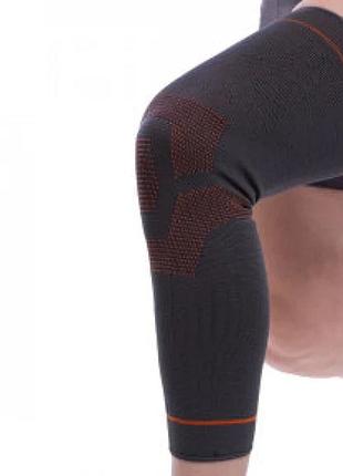 Бандаж эластичный удлинённый компрессионный на голень и колено knee compression sleeve sibote