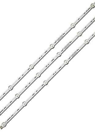 Led підсвітка tv 32" jl.d32061235-105cs-m lq32c-3x6-2835-tf-590x10x1.0-003 rh-d32071235-01-6led 3шт.