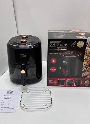 Многофункциональная фритюрница zepline zp-141 8л 4000вт с грилем