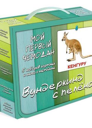 Подарунковий набір "моя перша валіза", лам. (овочі, фрукти, дикі, домашні тварини, форма та колір), російська