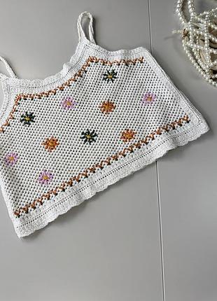 Топ вʼязаний zara 3