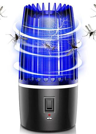 Электрический уничтожитель комаров и насекомых mosquito killer bg-001 с уф-лампой и ночником