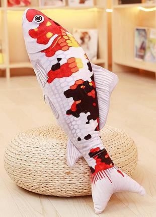 М'яка іграшка риба триколірний кои сева, 30см, тм dreamtoys
