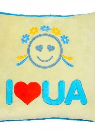 Подушка "i love ua", в пак. 35*35см, тм tigres, україна