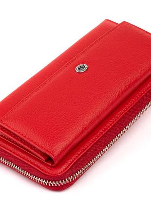 Кошелек женский st leather 19299 красный