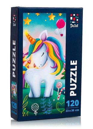Пазли "little cute unicorn", 120 ел., в кор. 15*9*3см, тм vladi toys, україна
