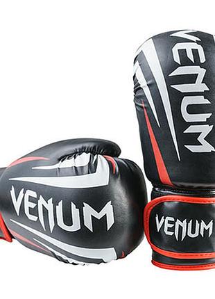 Перчатки боксерские venum на липучке