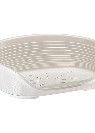 Лежак для котів та собак ferplast siesta deluxe 4 пластиковий 61.5 x 45 x h 21.5 см
