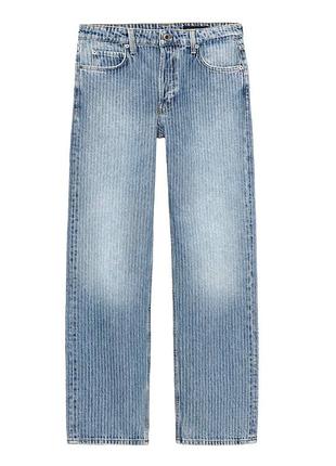 Джинси у смужку zara.