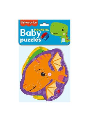 Maгнітні бебі пазли "динозаврики", пак. 25*16см, тм vladi toys, україна