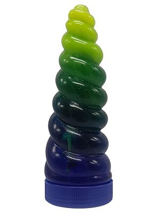 Вязкая масса "unicorn slime" uns-02-01u, густой лизун green-blue | maxisvit