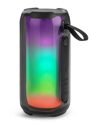 Беспроводная портативная колонка с подсветкой sps tig pulse 5 8635 black