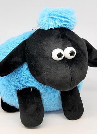 М'яка іграшка баранчик степанчик 35*25см, небесний, тм dreamtoys