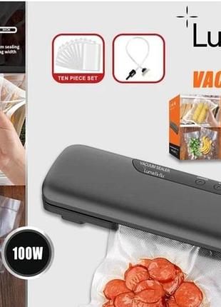 Вакуумный упаковщик бытовой luma bella lb-63027 100 вт для продуктов