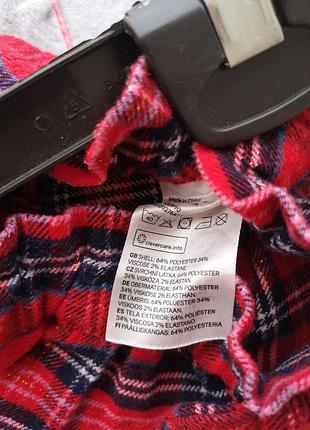 Теплые шорты h&amp;m в клетку 6