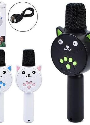 Мікрофон 20см, акумулятор, bluetooth, fm, mp3, tfслот, usbзарядне, 3 кольори, в кор. 8*20,5*5,5см (35шт)