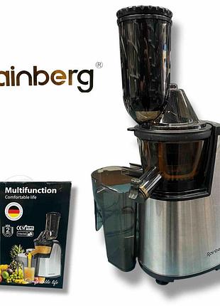 Соковыжималка rainberg rb-2284 для фруктов и овощей 3800 вт