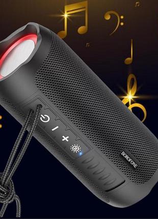 Беcпроводная портативна акустическая колонка borofone br21 sports bluetooth speaker black