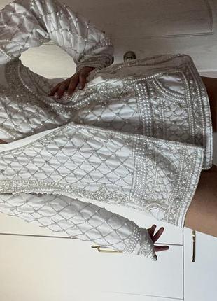 Жакет-платье с жемчужной вышивкой prettylittlething, м