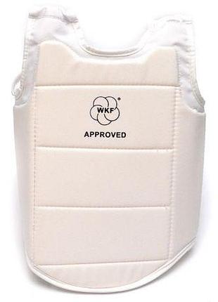 Защита корпуса (жилет) для карате gemini gkk-10 белый