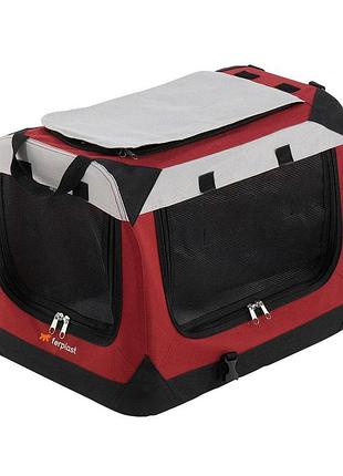 Переноска складной домик для собак и кошек 60 x 42 x h 42 cm ferplast holiday 4