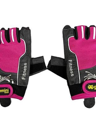 Перчатки женские для фитнеса и тренировок gemini gk-1002-p
