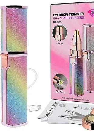 Эпилятор-тример flawless для удаления волос на лице и теле с usb-зарядкой
