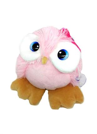 М'яка іграшка на присосці "совушка мія" рожева, 12см, тм dreamtoys