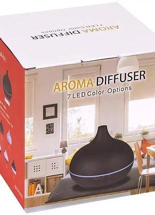 Увлажнитель воздуха ультразвуковой с ароматизацией и led подсветкой aroma diffuser