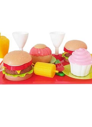 Набір продуктів на підносі, в пак. 37*23см, тм kinder way, україна (12шт/уп)