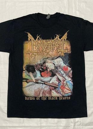 Новая футболка / мерч mayhem - dawn of the black heart