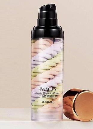 Выравнивающая база под макияж 3в1 images repair capacity cream 40г