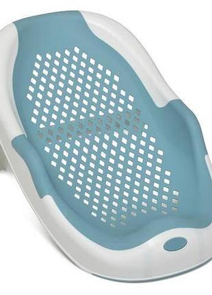 Гірка для купання shell blue, силікон, складана, 55*30*23, блакитний, в кор.56*30*10см (1шт)