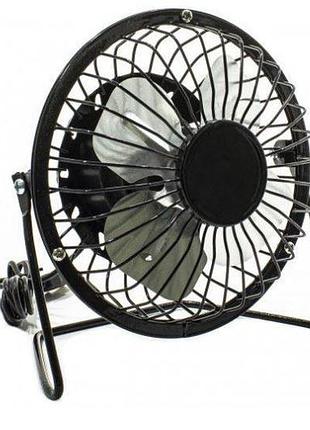 Вентилятор настільний sanhuai mini fan usb a18 чорний