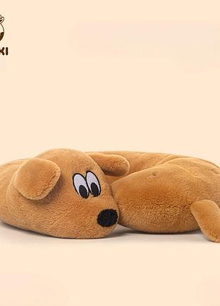 Подушка-підголівник дорожня дитяча jooki песик 30 см коричневий 81694